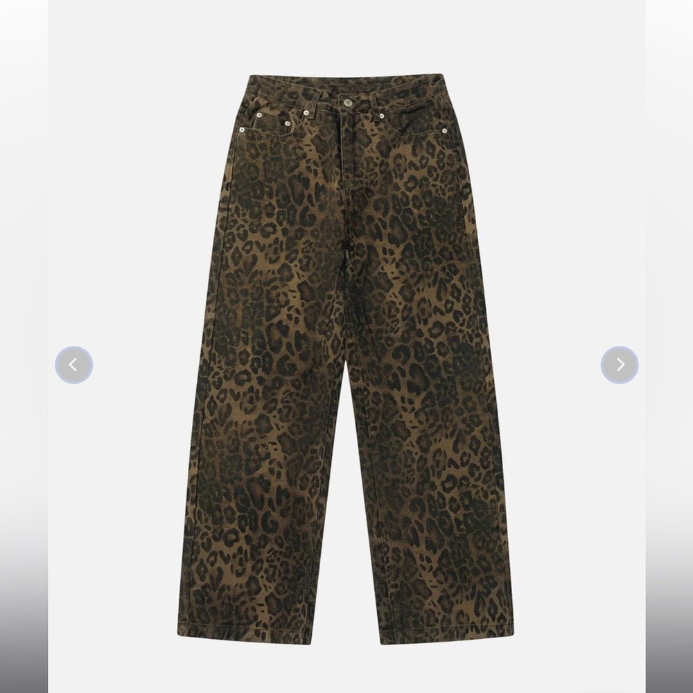 Aelfric Eden Brown Leopard Pattern Pants